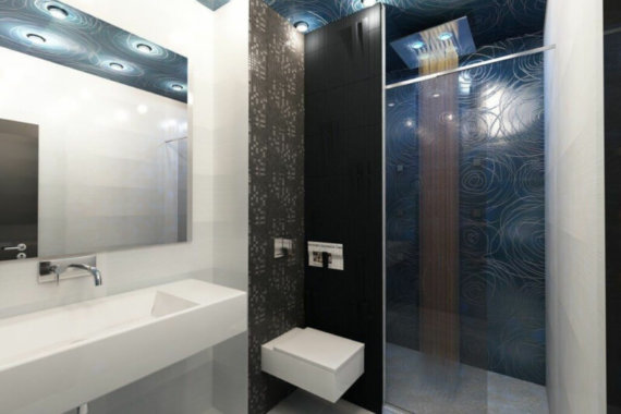 Дизайн и изпълнение на баня в частно жилище с модерна визия, ММ93