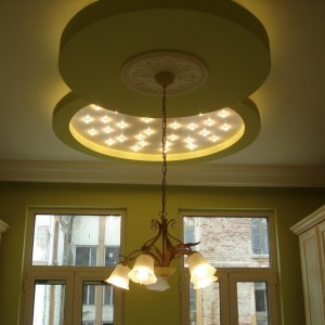 Овален гипсокартонов елемент с мазилка Венециано на Georgio Graesan & Friends