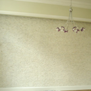 Ефектна стена с естествен камък в хол