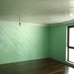 Таван на помещение с мазилка Рафаело Мадреперлато