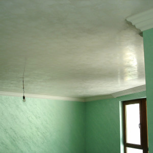 Таван на помещение с мазилка Рафаело Мадреперлато