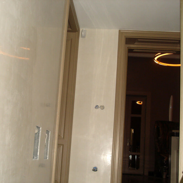 Декоративна Венецианска мазилка в къща Яблански - поставяне от ММ-93