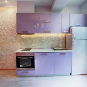 Акцент с естествен Тасовски камък на стена