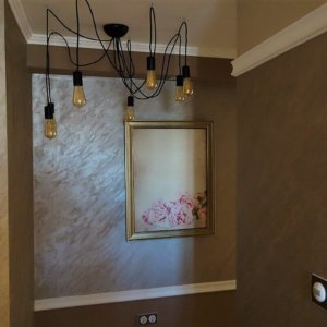 Италианска декоративна мазилка Оточенто в частен дом