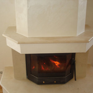 Врачански камък използван за камина