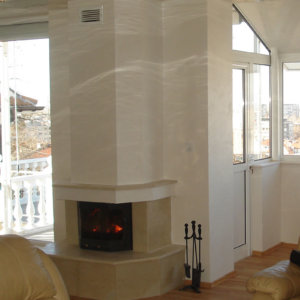 Камина направена от ММ-93