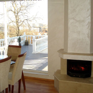 Вградена камина в къща