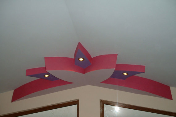 Цветя от гипсокартон в жилище