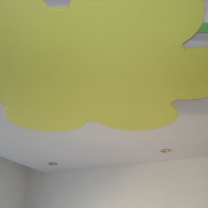 Форма на цвете от гипсокартон