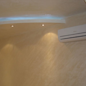 Мазилка Рафаело Мадреперлато в светли тонове