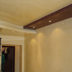 Тъмна и светла венецианска мазилка Raffaello Madreperlato