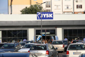 JYSK Кючук Париж в новия Ритейл парк